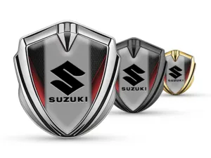 Suzuki Emblema Coche Insignia Experto Idea Acero Inox Borde
